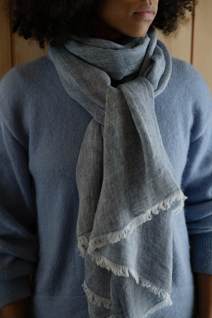 LapuanKankurit-Lempi-scarf-melanged-blue-scaled.webp