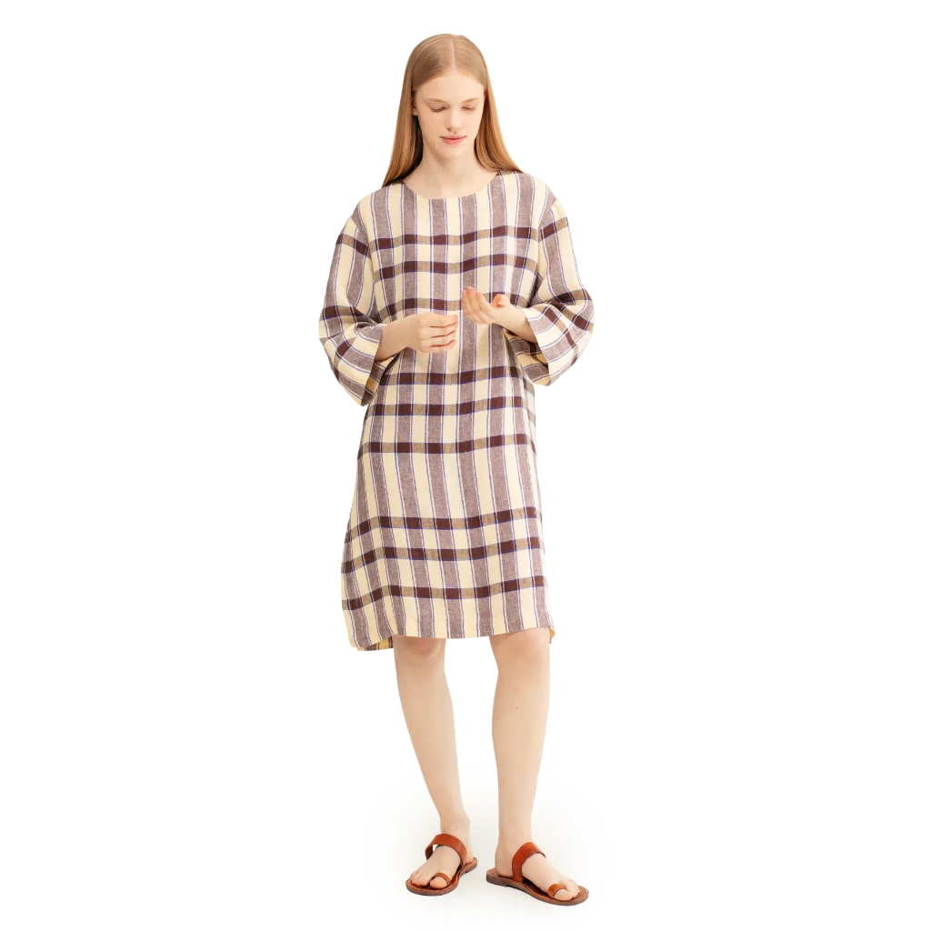 [SKU_LK66881] Tunic  MERIHAKA in 100% washed linen - Lapuan Kankurit (S)