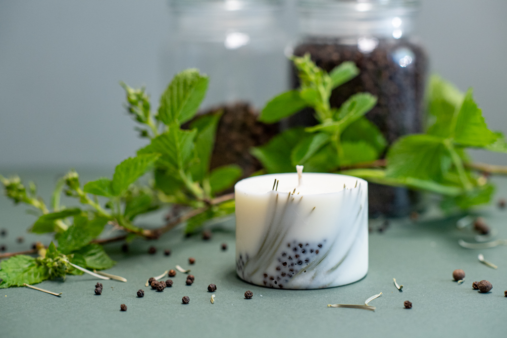 [SKU_TLS0042] Candle with Juniper scent - TL (S)
