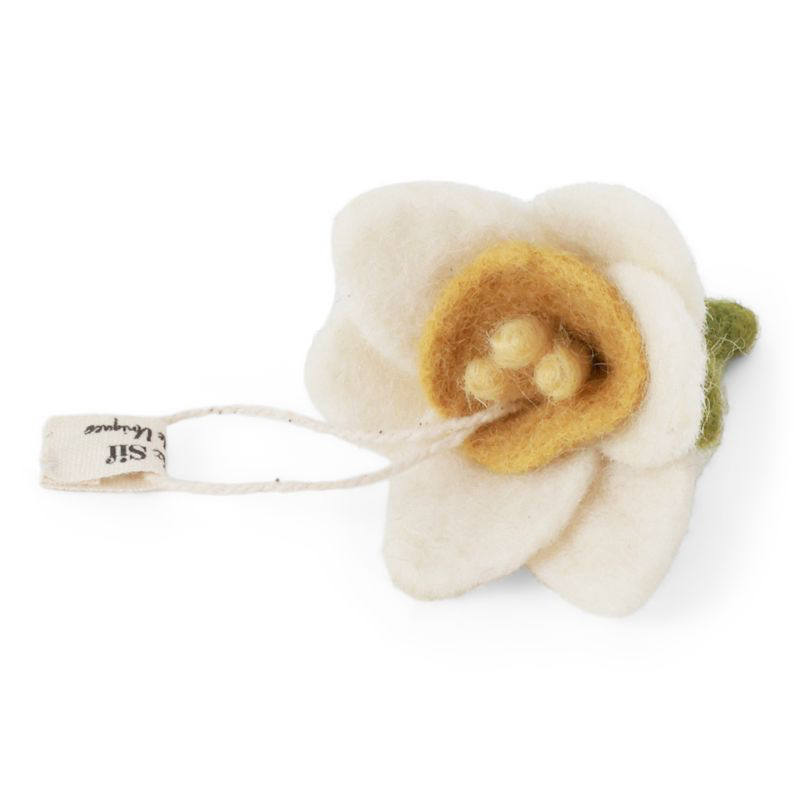 [SKU_GS14616] Ornament Daffodil - G&S (White)