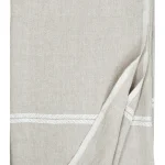 [SKU_LK37804] Tablecloth/Throw VENLA in 100% washed linen- Lapuan Kankurit (White, 150x260cm)