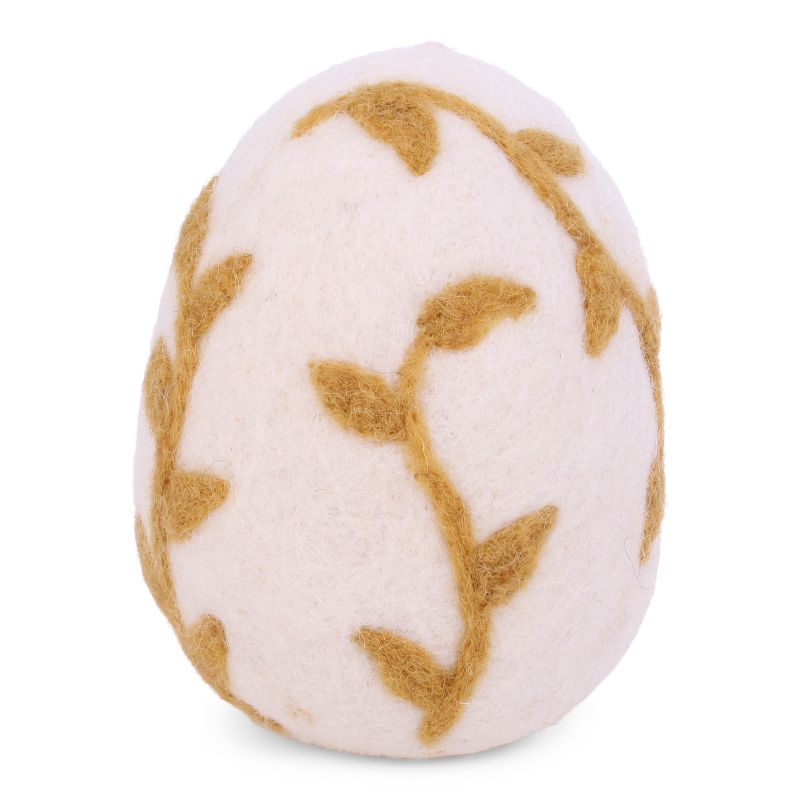 [SKU_GS11714] Egg with Leaves - G&S (Ochre)