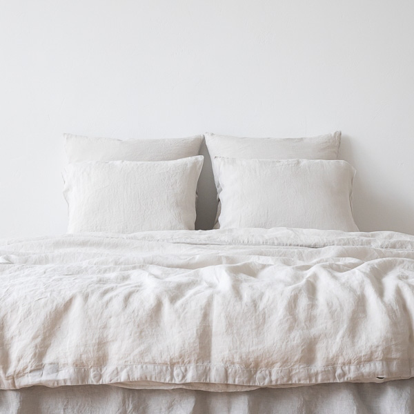 [SKU_LI0452808] Duvet cover STONE WASHED 100% washed linen - Nakona (240x220cm, Rose)