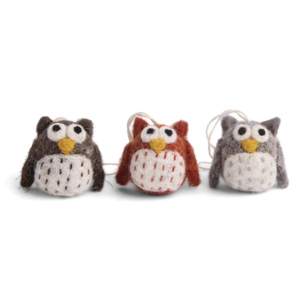 [SKU_GS12321] Mini owls set/3 - G&S