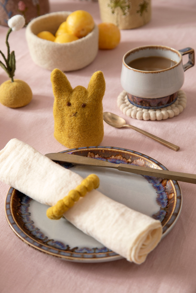 Napkin Ring set/2 - G&S (Lavender)