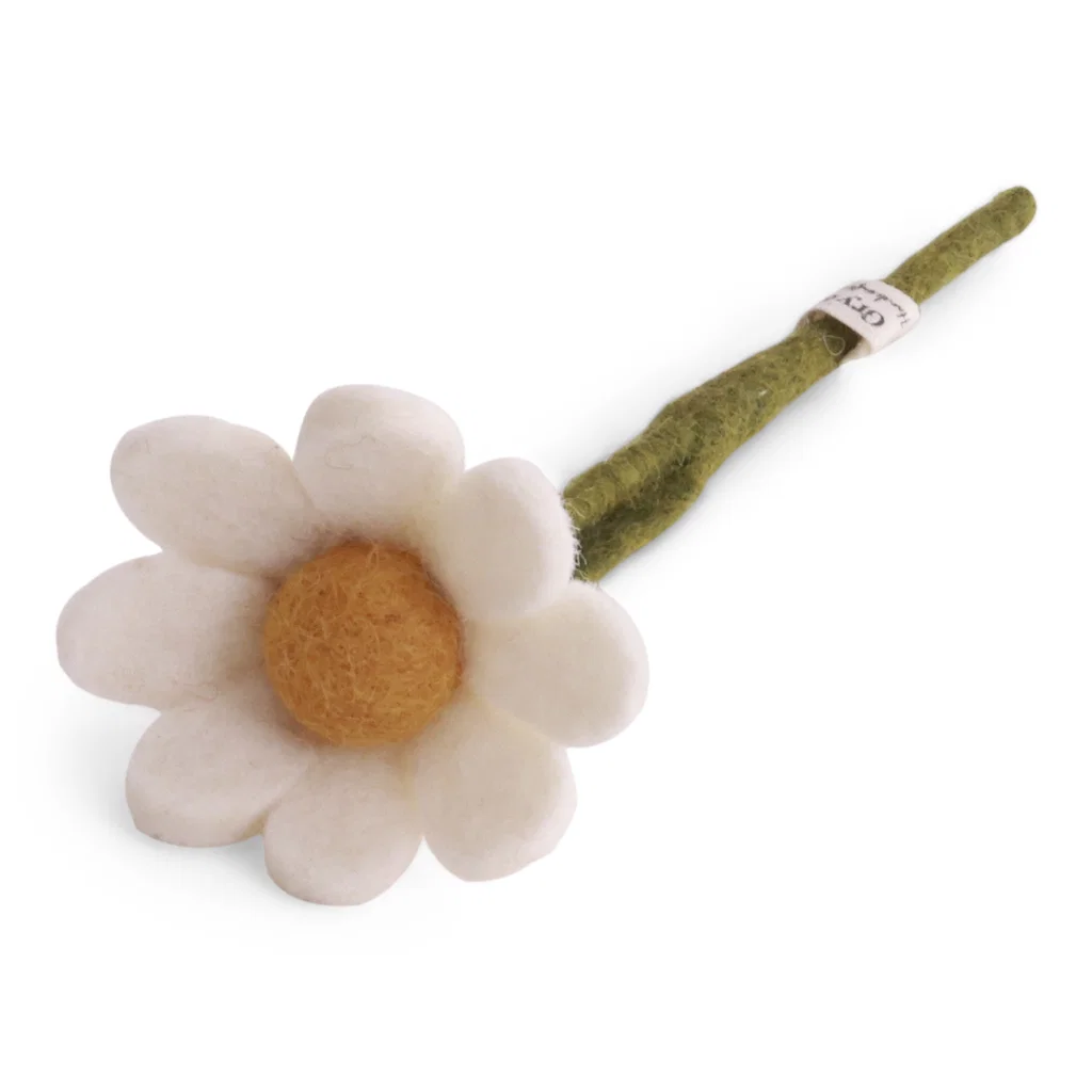 [SKU_GS27736] Small Anemone with leaf - G&S (White)