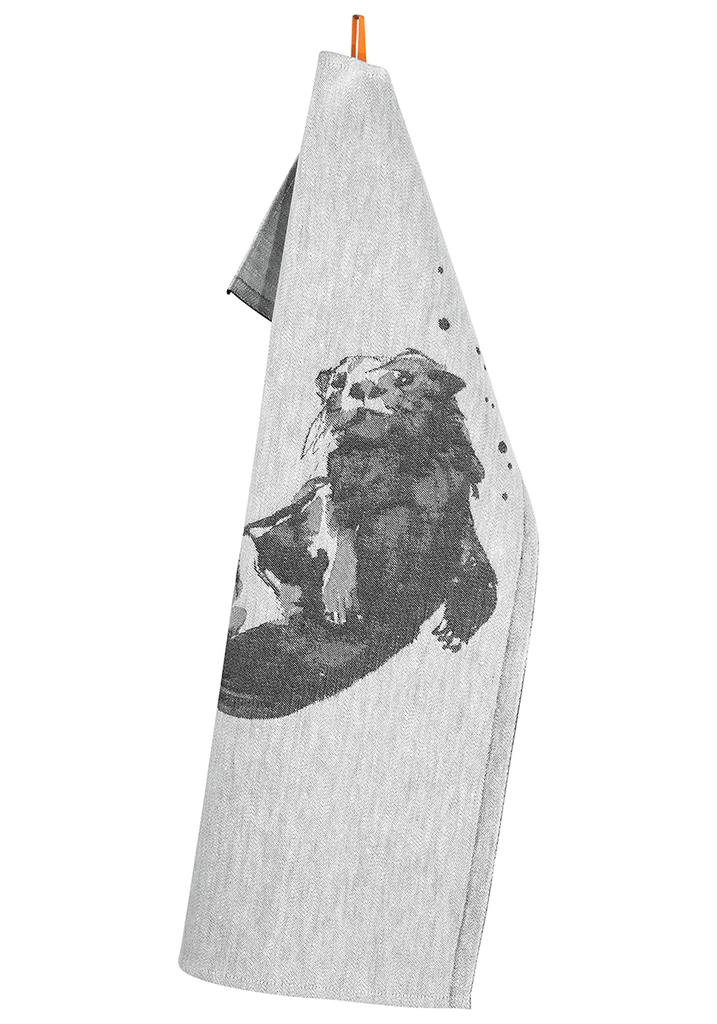 Tea towel SAUKKO x TEEMU JARVI 46x70cm in linen-cotton - Lapuan Kankurit