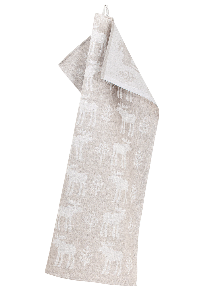 [SKU_LK24417] Torchon HIRVI 46x70cm lin let coton - Lapuan Kankurit (Linge-blanc)
