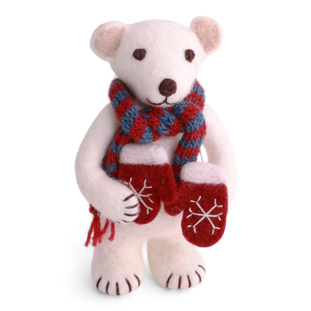 Medium polar bear with mittens - G&S