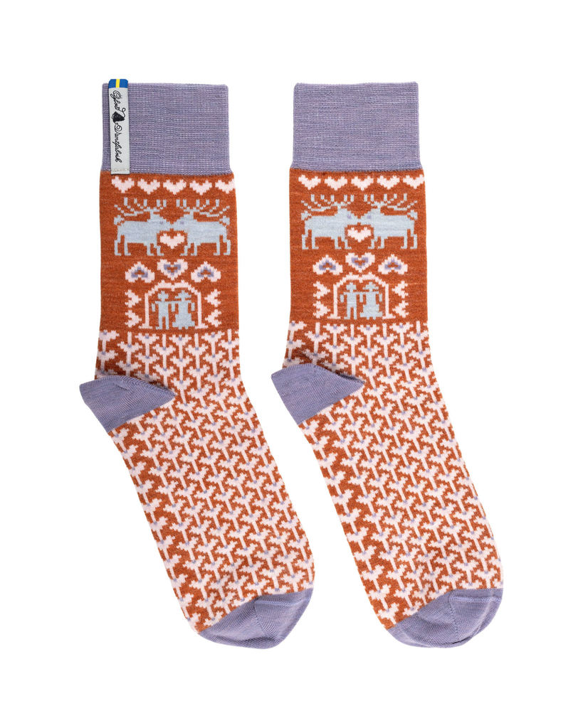 Chaussettes merino FÄSTFOLKET Estelle & Esbjörn - Öjbro