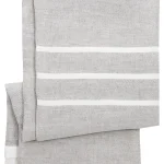 [SKU_LK200211] Tablecloth/Throw USVA 150x260cm in 100% washed linen- Lapuan Kankurit (Linen-white)