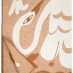 [SKU_LK103158] Deken KAKSIN 130x180cm in 100% wol- Lapuan Kankurit (Cinnamon-white)