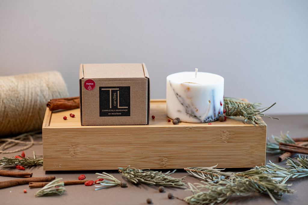 [SKU_TLS0019] Candle with Christmas scent -TL (S)