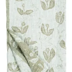 [SKU_LK68641] Tafellinnen/Sprei  KESÄKUKKA in 100% gewassen linnen- Lapuan Kankurit (jade-olijf, 145x180cm)