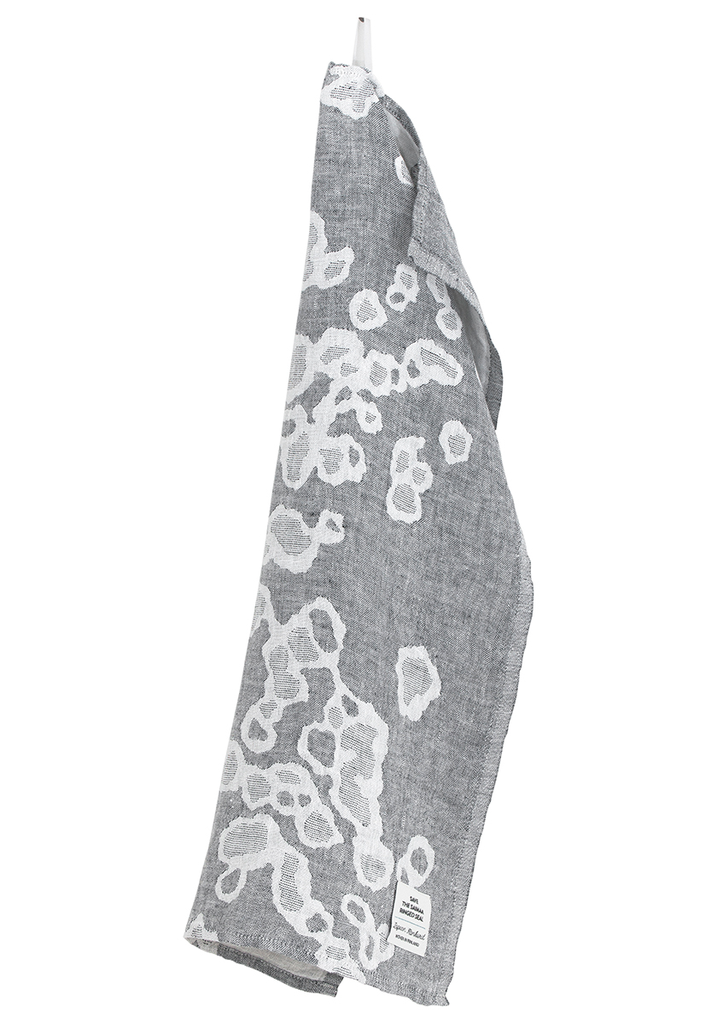 [SKU_LK60797] Badlinnen SAIMAANNORPPA wit-grijs in 100% gewassen linnen - Lapuan Kankurit (48x70cm)