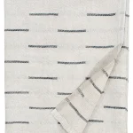 Bath towel PAUSSI linen-dark grey in 100% washed linen- Lapuan Kankurit