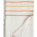 Bath towel VIRTA in 100% washed linen- Lapuan Kankurit