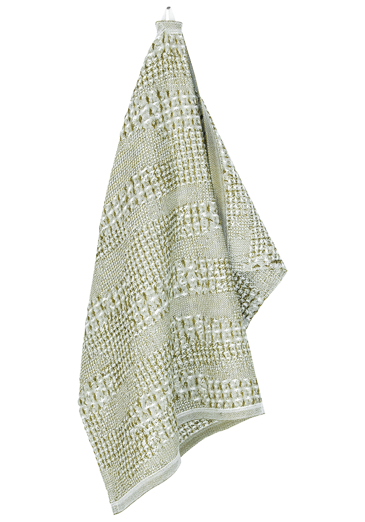 [SKU_LK74881] Badlinnen KUOHU in 100% gewassen linnen - Lapuan Kankurit (52x70cm, Wit-olijf)